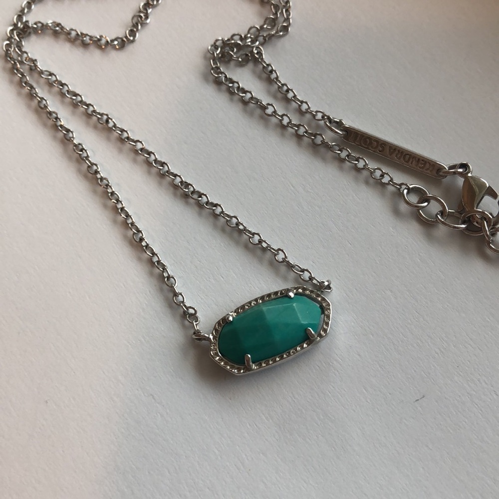 Teal Kendra Scott Necklace